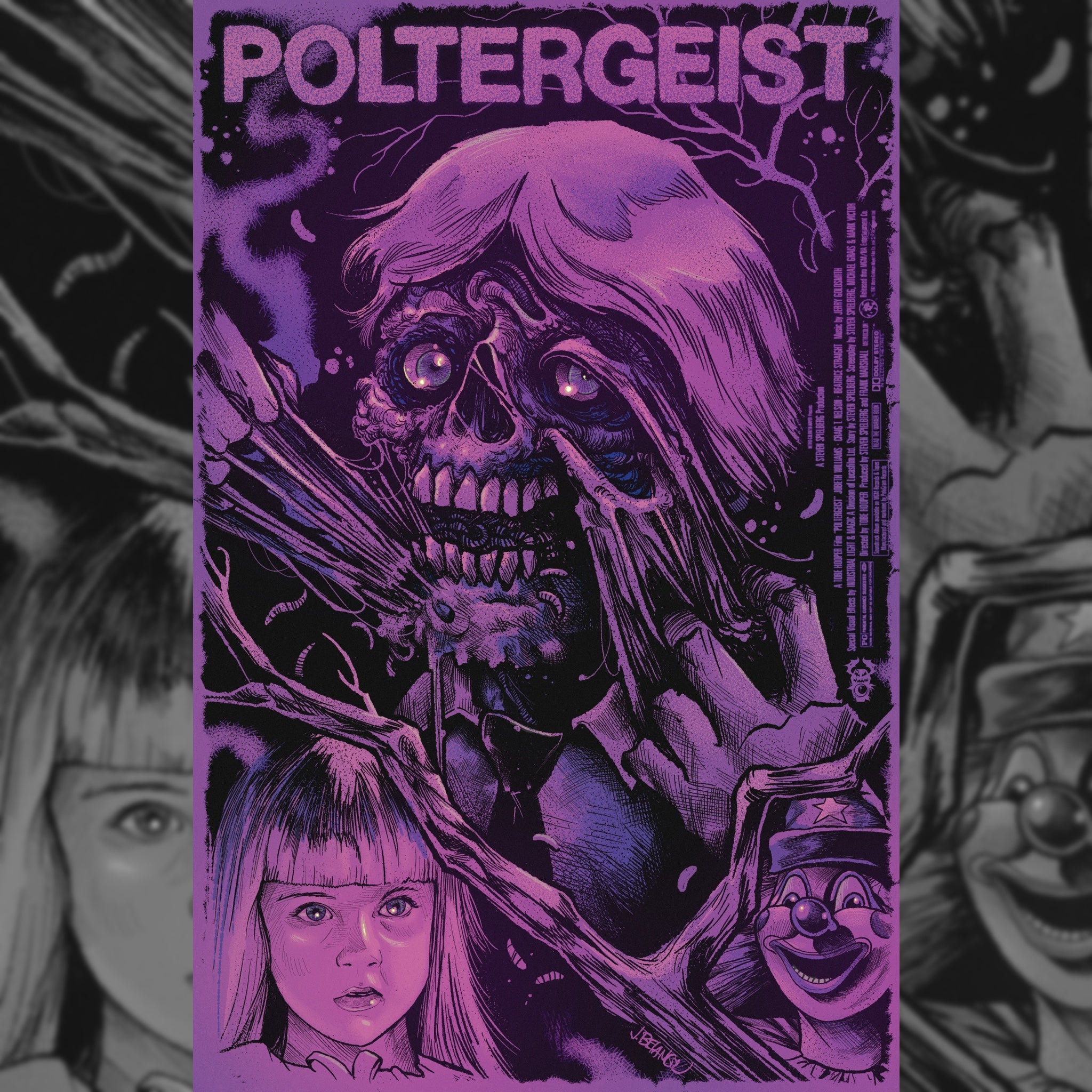 Poltergeist めあ まとめ売り Poltergeist Fan Poster 11 x 17 | Joshua Belanger THE HELLMOUTH